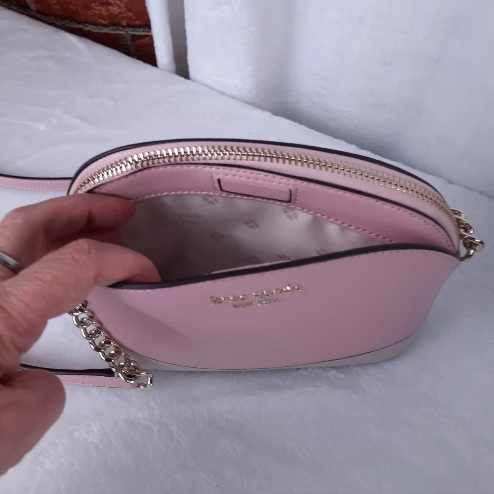 Kate Spade Blush Pink and Cream Crossbody Bag - Picture 5 of 12